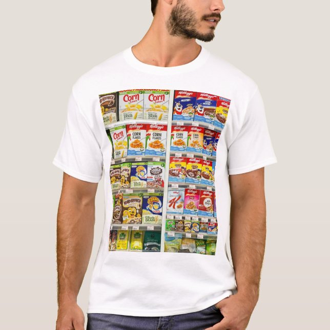 Camiseta Prateleiras de Cereais Bangkok: Foodland Editorial (Frente)