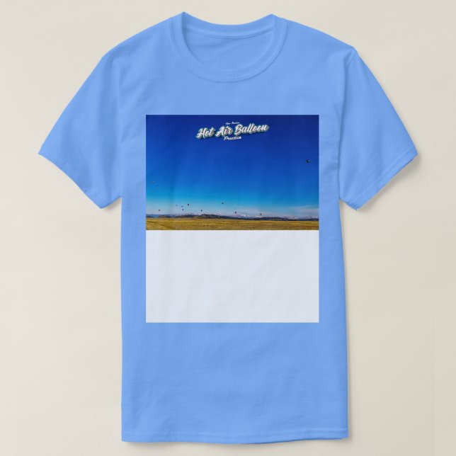 Camiseta Prática de balão de ar quente 5 (Frente do Design)