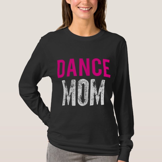 Camiseta Prática de Balé Dançarino da Dança Mãe (Frente)