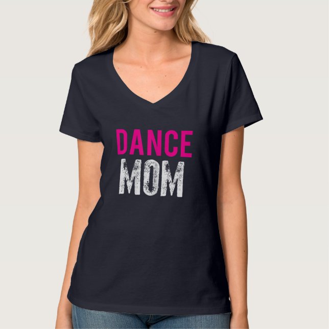 Camiseta Prática de Balé Dançarino da Dança Mãe (Frente)