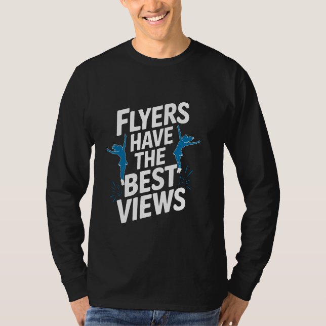 Camiseta Prática de ginástica aérea de torcida Competição d (Frente)