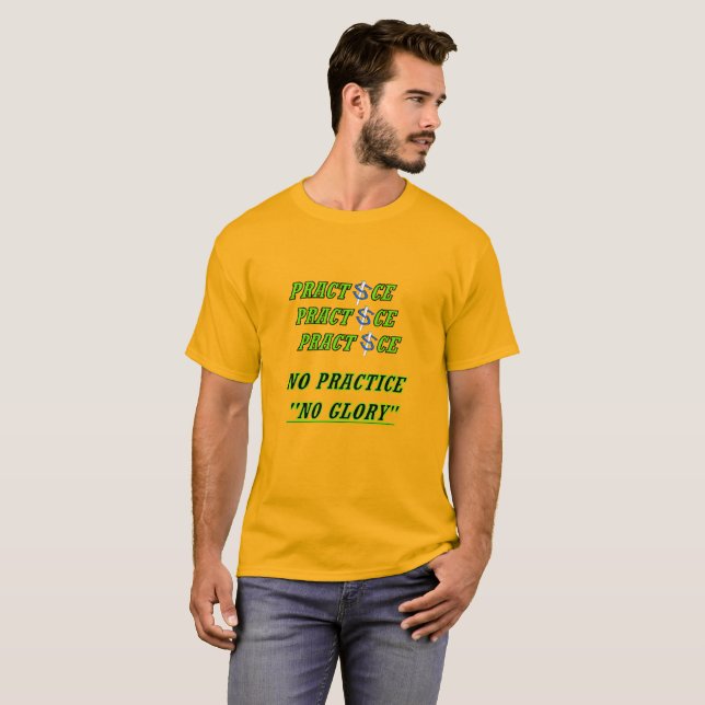 Camiseta Prática de Lançamento de Ferradura Prática Prática (Frente Completa)
