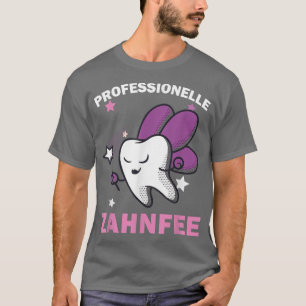 Camiseta Prática Dentária De Fada Dourada Com Dentes De Ace