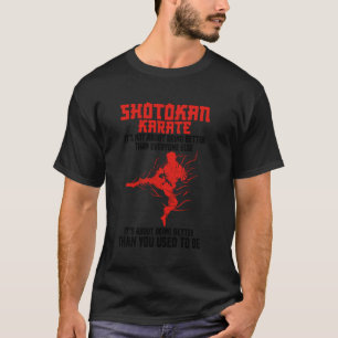 Camiseta Praticante Clássico de Karatê Shotokan Suor Seca S