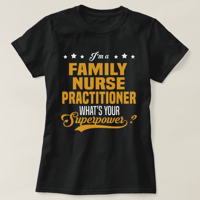 Camiseta Praticante de Enfermeiros Familiares (Frente do Design)
