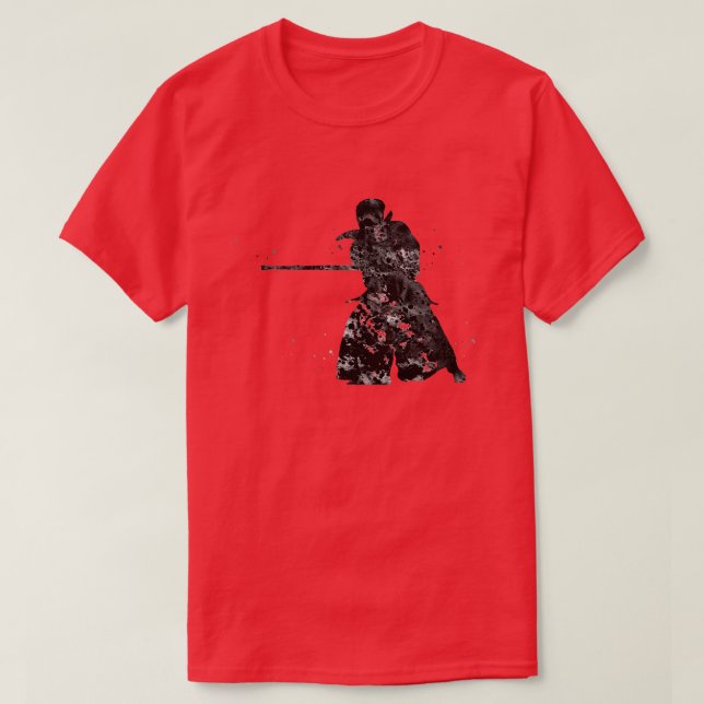 Camiseta praticante do Kendo (Frente do Design)