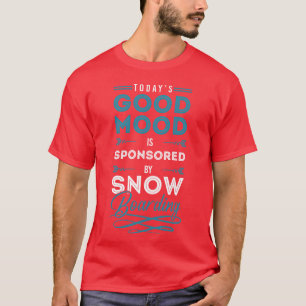 Camiseta Praticantes de snowboard Inverno Esportes de Inver