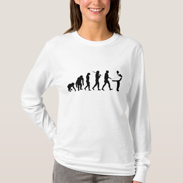 Camiseta Práticas dentais e engrenagem dos cirurgiões (Frente)