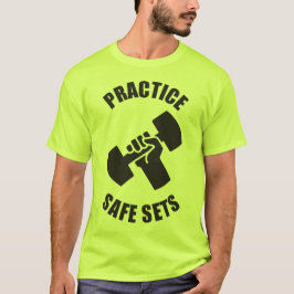 Camiseta Pratique Conjuntos Seguros - Humor Giro