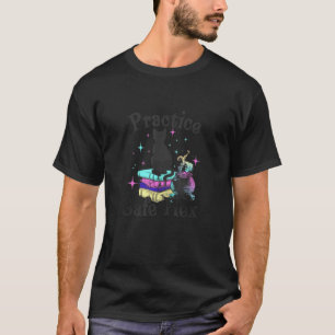 Camiseta Pratique Feitiços de Halloween de Bruxa Hex Segura