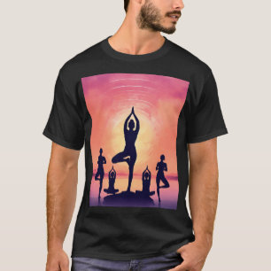Camiseta Pratique Yoga Daily, adote a paz.