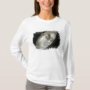 Camiseta Prato com o busto de um homem para dentro
