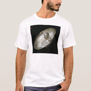 Camiseta Prato com o busto de um homem para dentro