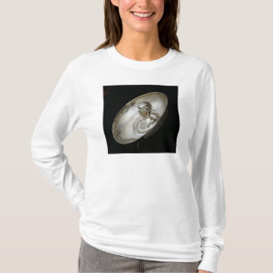 Camiseta Prato com o busto de um homem para dentro