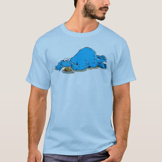 Camiseta Prato de biscoitos do Monstro Come-Biscoitos Vinta (Frente)