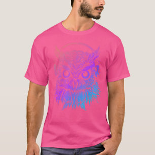 Camiseta Prato de Rave Electro Dj Techno Coruja Com Fone de