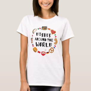 Camiseta Pratos pelo mundo