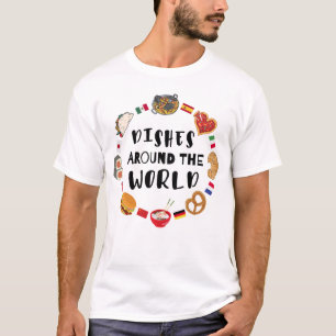 Camiseta Pratos pelo mundo