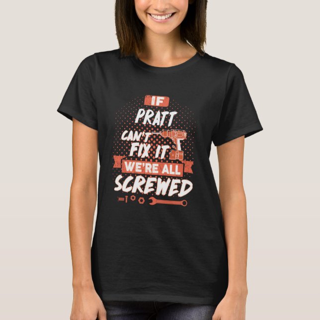 Camiseta PRATT Name, PRATT Family name crest (Frente)