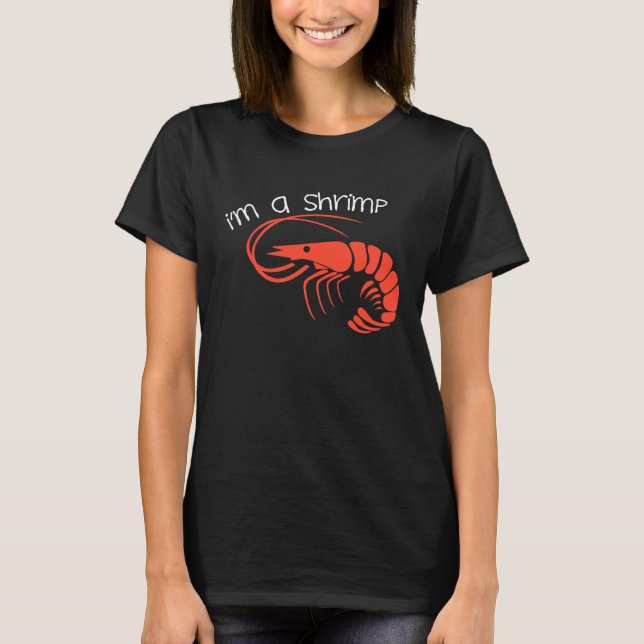 Camiseta prawn food shrimp (Frente)