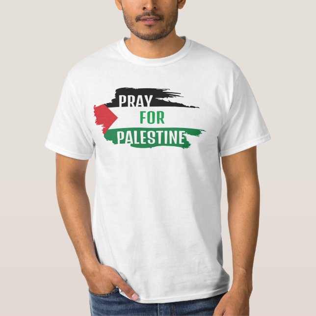 CAMISETA PRAY FOR PALESTINE (Frente)