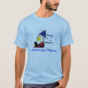 Camiseta Pray para as Filipinas