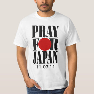 Camiseta Pray para Japão