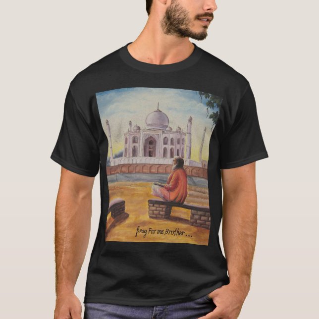 Camiseta Pray para mim o irmão (Frente)