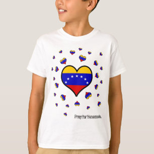 Camiseta Pray para o apoio Venezuela da ajuda de Venezuela