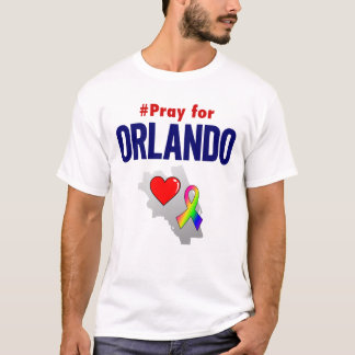 Camiseta Pray para o T de Orlando