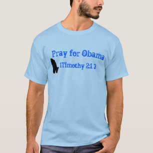 Camiseta Pray para Obama