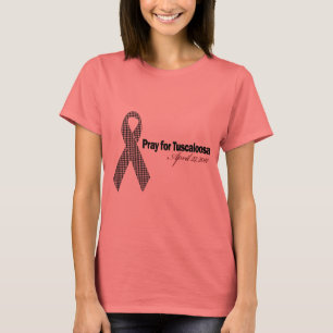 Camiseta Pray para Tuscaloosa Alabama (Houndstooth)