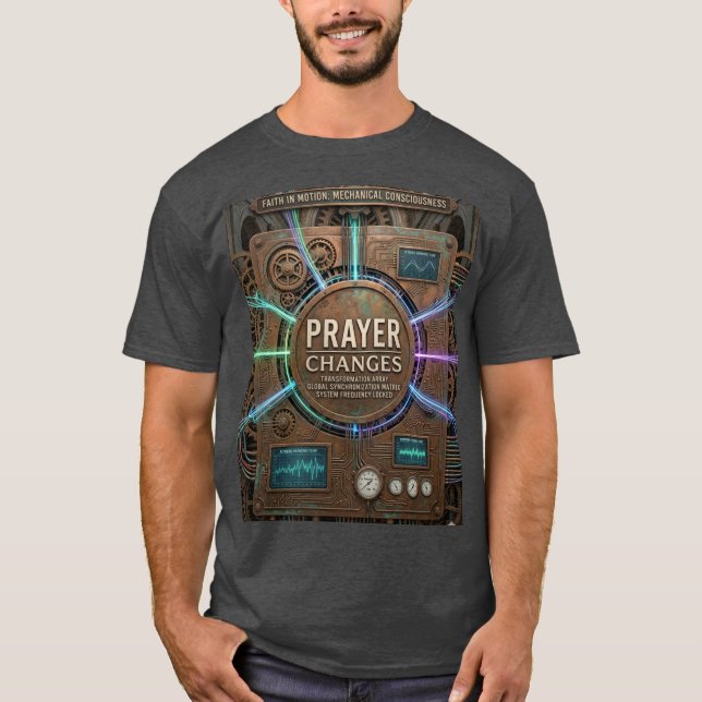 Camiseta Prayer Changes – Steampunk Control Panel T-Shirt (Frente)