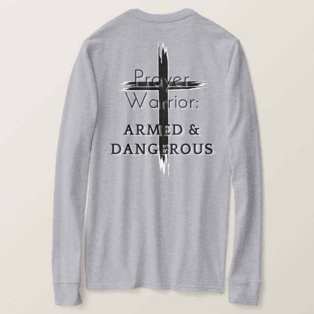 Camiseta Prayer Warrior (Verso do Design)