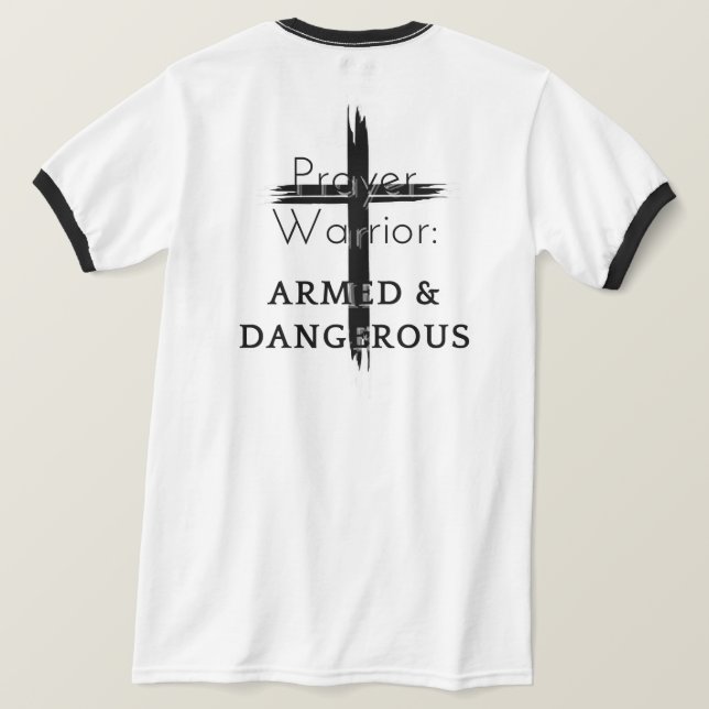 Camiseta Prayer Warrior (Verso do Design)
