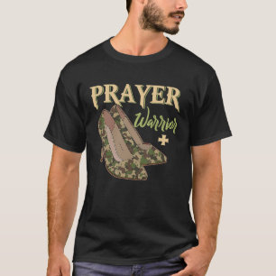 Camiseta Prayer Warrior Faith Camo High Heels Christian