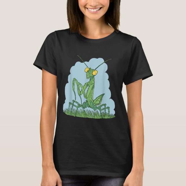 Camiseta Praying Mantis For Kids Boys Toddler Men Women Bug (Frente)