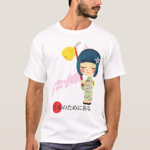 Camiseta Praying para Japão