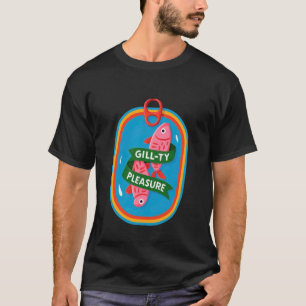 Camiseta Prazer Culpado Peixe Engraçado Trocadilho Humor