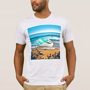 Camiseta Prazer da Praia: Vista para o Oceano