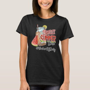 Camiseta Prazer De Verão Feliz Dia Passado De Professora