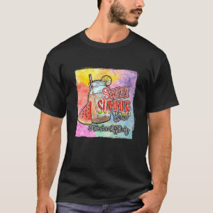 Camiseta Prazer De Verão Feliz Dia Passado De Professora