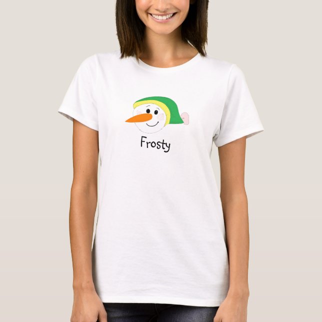 Camiseta Prazer do Boneco de Neve (Frente)