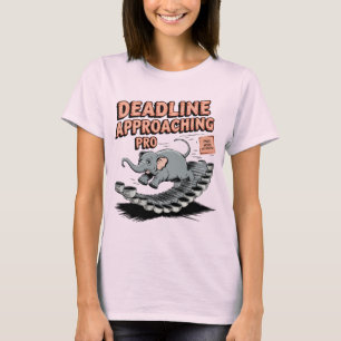Camiseta Prazo se Aproximando Pro – Elefante Engraçado
