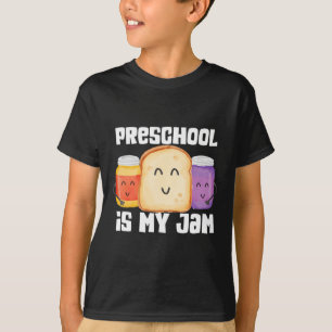 Camiseta Pré-escola É Geleia De Amendoim E Professor De Gel