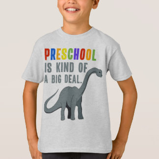 Camiseta Pré-escola é meio que um grande negócio Dinossauro