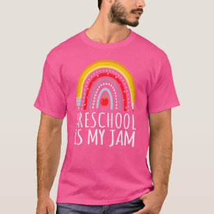 Camiseta Pré-escola é minha paixão Primeiro dia de volta às