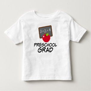Camiseta pré-escolar do presente da graduação