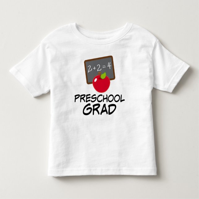 Camiseta pré-escolar do presente da graduação (Frente)