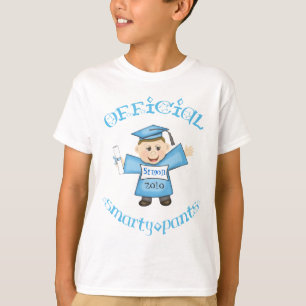 Camiseta Pré-escolar graduado/jardim de infância do menin
